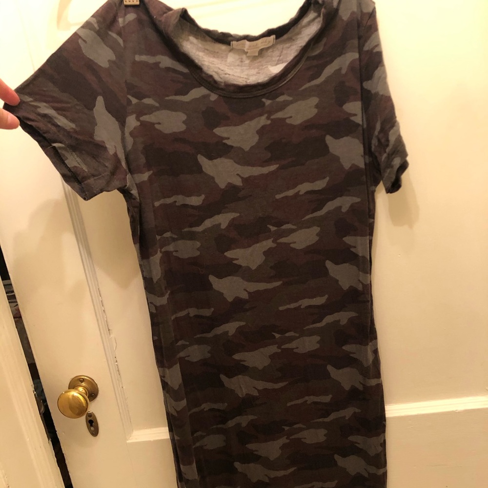 Camo tshirt dress
